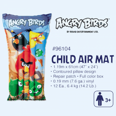 Надувний матрац Bestway 96104 "Angry Birds", 119 х 61 см - 5