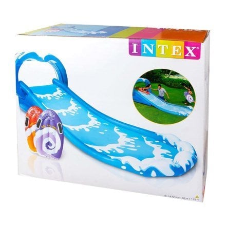 Надувний ігровий центр - водна гірка Intex 57469 "Surf n Slide", 406 х 168 х 163 см, з досами для спуску - 5
