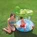 Дитячий надувний басейн Intex 57119 «Черепашка» з навісом, 102 х 15 см - 2