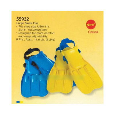 Ласти для плавання Intex 55932, жовті, EUR (41-45), 26-29 см - 12