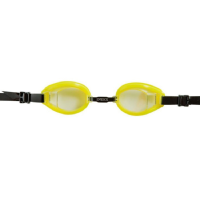 Детские очки для плавания Intex 55608: M (8+) 55 см,  желтые - 1