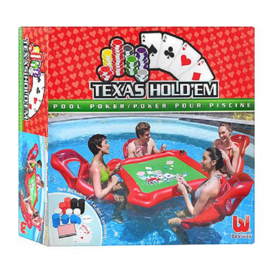 Набір для гри в покер на воді Bestway 43096, 135 х 135 см - 5
