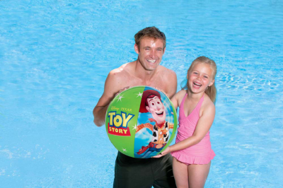 Надувний м\'яч Intex 58037 "Toy Story" для гри на воді, 61 см - 6