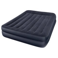 Надувная флокированная кровать Intex 66720, черная, 152 х 203 х 42 см