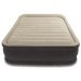 Велюровая надувная кровать Intex 64408, бежевая, встроенный электронасос  152 х 203 х 51 см - 2