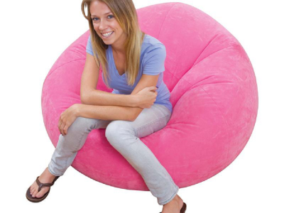 Надувне крісло Intex 68569, 107 х 104 х 69 см, рожеве - 2