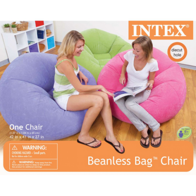 Надувне крісло Intex 68569, 107 х 104 х 69 см, рожеве - 8