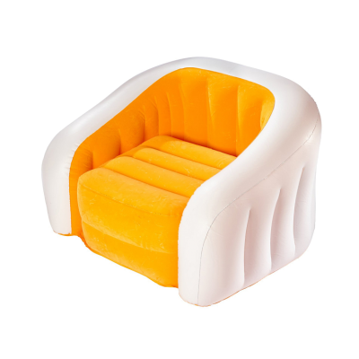 Архівний. Надувне крісло Intex 68571, оранжеве - 1