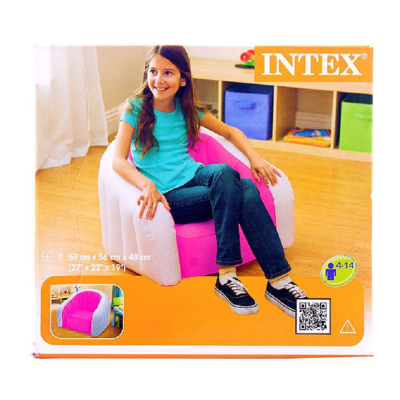 Архівний. Надувне крісло Intex 68571, оранжеве - 4