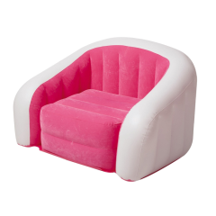 Архивный. Детское надувное кресло Intex 68597, розовое