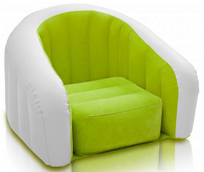 Дитяче крісло надувне Intex 68597, зелене - 2