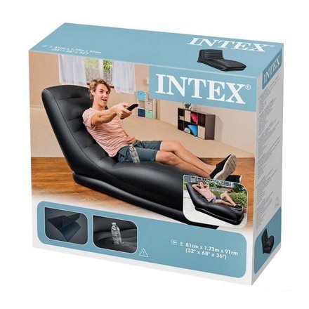 Надувное кресло - лежак Intex 68585, 173 х 91 х 81 см - 7