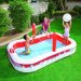 Детский надувной семейный бассейн Bestway 54125, с волейбольной сеткой, 254 х 168 х 97 см - 2
