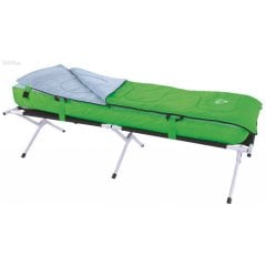 Набір 3 в 1 Pavillo Bestway 68063 (розкладачка, надувний матрац, спальний мішок) 190 х 64 х 42 см, зелений