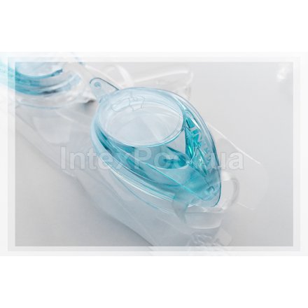 Детские очки для плавания Intex 55683: M (8+) 55 см, голубые - 5