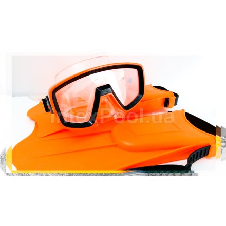 Набір для плавання Bambi M 0755, ласти, окуляри, EUR (37-41), 23-26 см - 5