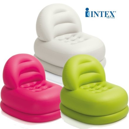 Надувное кресло Intex 68591, 84 х 99 х 76 см, белое - 3