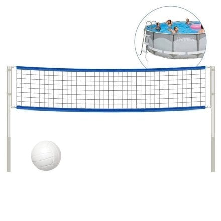 Сетка для волейбола (с крепежами и стойками) Intex 58951 для круглых бассейнов размерами 366 см, 396 см, 427 см, 488 см - 1