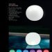 Светодиодная декоративная подсветка, фонарь Intex 68695 «Глобус» надувной, плавающий, новый.  Работает от аккумулятора. - 3