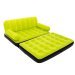 Надувной диван Bestway 67356, 188 х 152 х 64 см с электрическим насосом. Флокированный диван трансформер 2 в 1, зеленый - 2