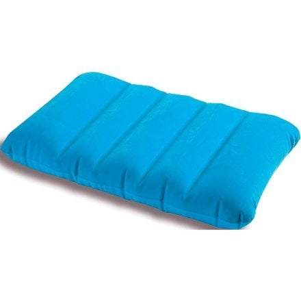 Надувная флокированная подушка Intex 68676, голубая - 1