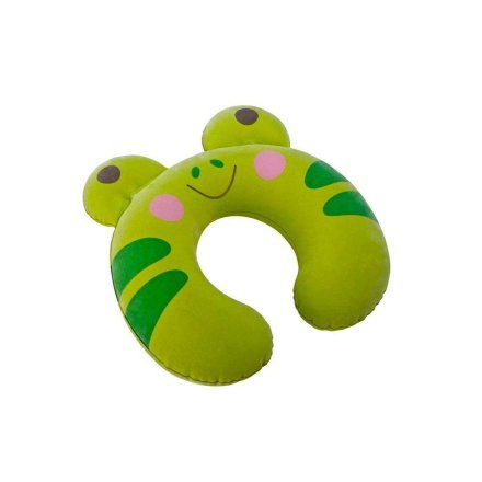 Дитяча надувна подушка Intex 68678 «Жаба», зелений - 1