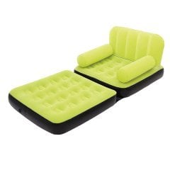 Надувное раскладное кресло Bestway 67277, 191 х 97 х 64 см, зеленое