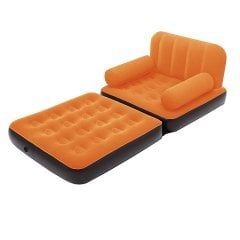 Надувне розкладне крісло Bestway 67277, 191 х 97 х 64 см, оранжеве
