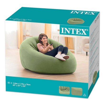 Надувне крісло Intex 68576, 124 х 119 х 76 см - 3