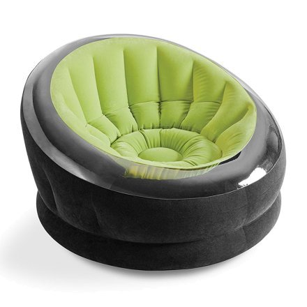 Надувне крісло Intex 68581, 112 см x 109 см x 69 см, зелене - 1