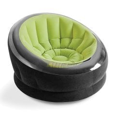 Надувное кресло Intex 68581, 112 см x 109 см x 69 см, зеленое