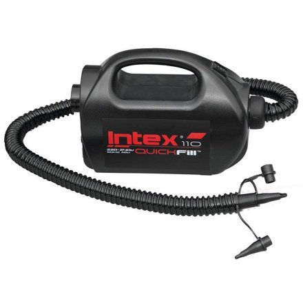 Электрический насос для надувания Intex 68609 от сети, прикуривателя (220-240 V, 12 V, 1 100 л/мин) - 1