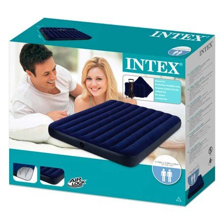Надувний матрац Intex 68765, 152 х 203 х 22 см, із двома подушками, насосом. Двомісний - 3