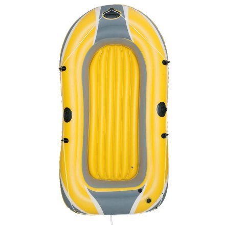Двухместная надувная лодка Bestway 61083, Raft, (Hydro Force) желтая, 228 х 121 см,  (весла, ножной насос). 3-х камерная - 11