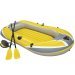 Двухместная надувная лодка Bestway 61083, Raft, (Hydro Force) желтая, 228 х 121 см,  (весла, ножной насос). 3-х камерная - 1