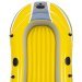 Двухместная надувная лодка Bestway 61083, Raft, (Hydro Force) желтая, 228 х 121 см,  (весла, ножной насос). 3-х камерная - 4