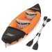 Двомісна надувна байдарка (каяк) Bestway 65077 Lite-Rapid X2 Kayak, 321 см x 88 см, помаранчева (весла) - 18
