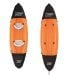 Двухместная надувная байдарка (каяк) Bestway 65077 Lite-Rapid X2 Kayak, 321 см x 88 см, оранжевая (весла) - 20
