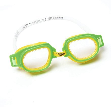 Детские очки для плавания Bestway 21003, размер S (3+), обхват головы ≈ 48-52 см, зеленые - 1