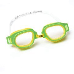 Детские очки для плавания Bestway 21003, размер S (3+), обхват головы ≈ 48-52 см, зеленые