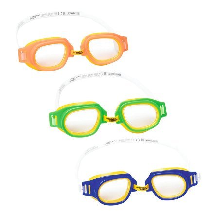 Дитячі окуляри для плавання Bestway 21003, розмір S (3+), обхват голови ≈ 48-52 см, зелені - 3