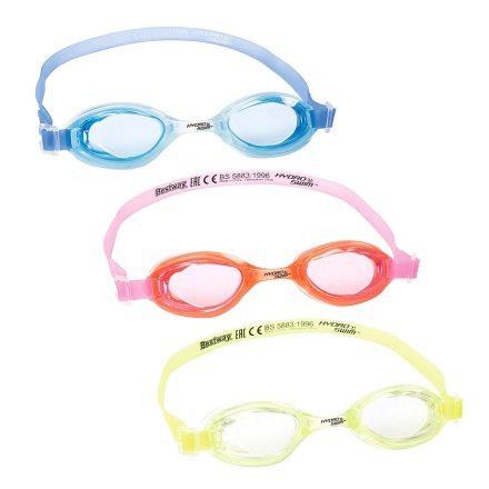 Детские очки для плавания Bestway 21045, размер S (3+), обхват головы ≈ 48-52 см, зеленые - 5