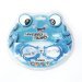Детские очки для плавания "Бегемот" Bestway 21047, размер S (3+), обхват головы ≈ 48-52 см, голубые - 4