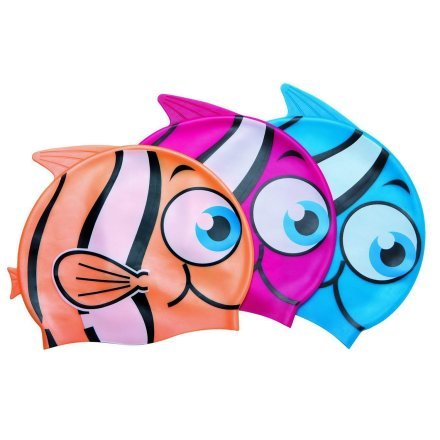 Шапочка для плавання Bestway 26025 «Рибка», розмір S, (3+), обхват голови ≈ 48-52 см, (21 х 17, 5 см), рожева - 2