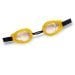 Детские очки для плавания Intex 55602, размер S (3+), обхват головы ≈ 48-52 см, желтые - 1