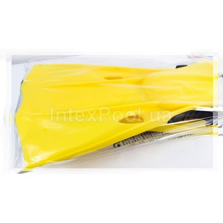 Ласты для плавания Intex 55936, размер S, 35-37(EU), под стопу ≈ 22-24 см, желтые - 3