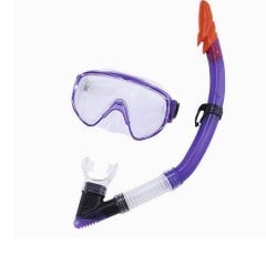 Набір 2 в 1 для плавання Bestway 24004 (маска: розмір L, (14+), обхват голови ≈ 54-65 см, трубка), фіолетовий
