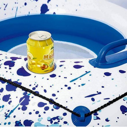 Надувной круг Cooler Z, серия «Sports», Bestway 43108, голубое, с ручками, 119 см - 6