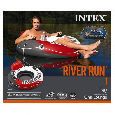 Надувне коло River Run, серія Sports, Intex 56825, 135 см, червоний - 5