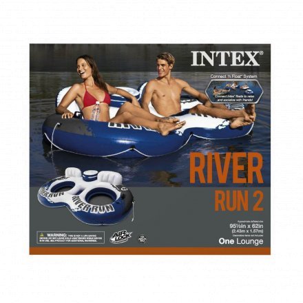 Надувне двомісне коло River Run, серія «Sports», Intex 58837, 243 х 157 см - 11